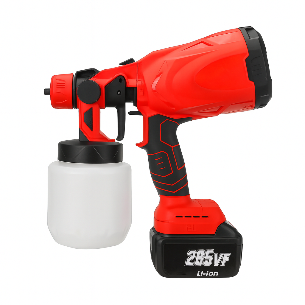 Акумуляторний фарбопульт TIANHU TOOLS 288VF 21V з бачком 800 мл і зарядним – для фарби, емалі, лаку